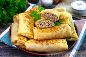 Блин с мясом